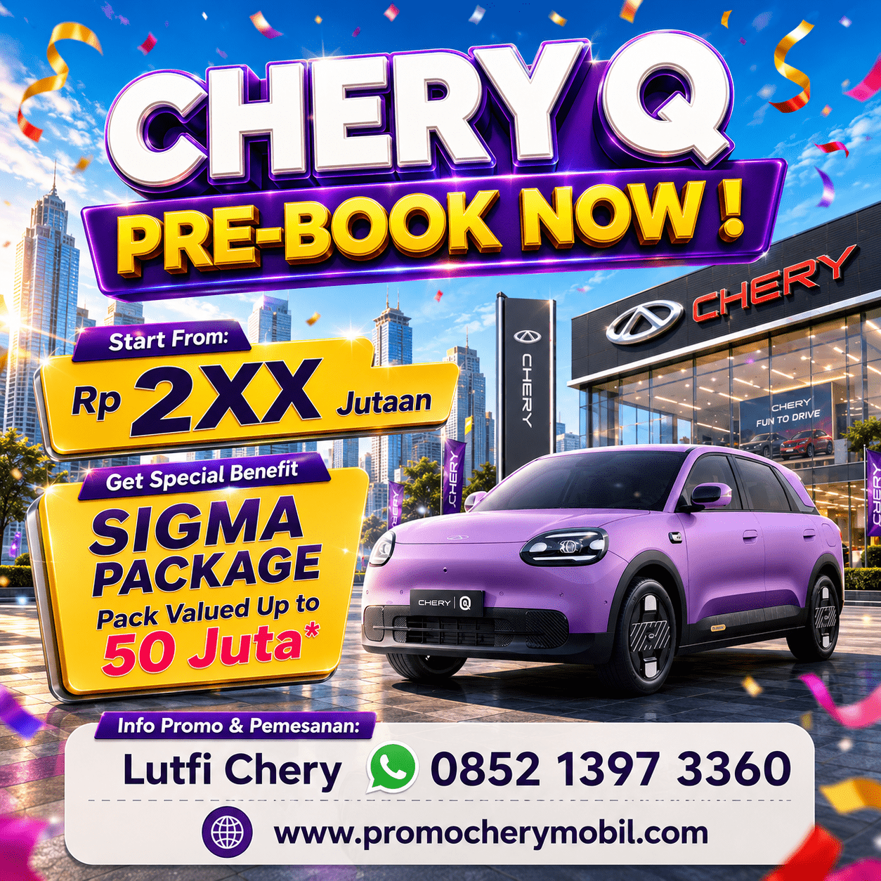 PROMO CHERY JAKARTA | DEALER RESMI MOBIL CHERY MT HARYONO